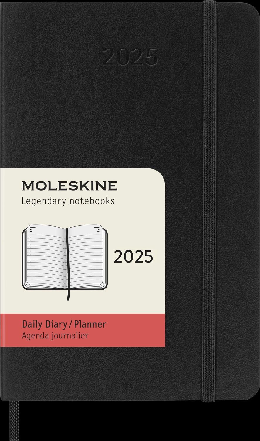 Bild: 8056999270223 | Moleskine 12 Monate Tagesnotizkalender 2025, P/A6, 1 Tag = 1 Seite,...