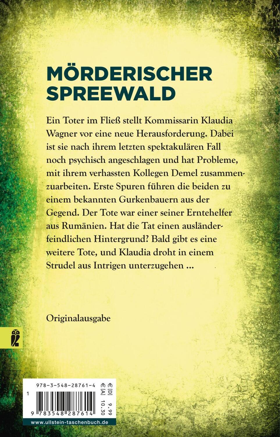 Rückseite: 9783548287614 | Spreewaldtod | Christiane Dieckerhoff | Taschenbuch | 336 S. | Deutsch