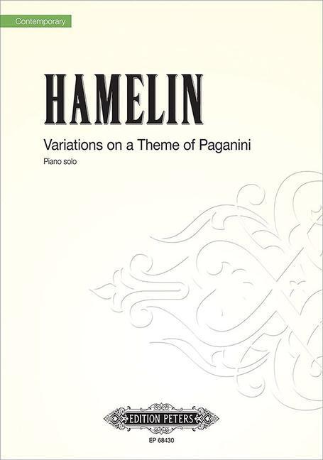 Cover: 9790300758107 | Variations on a Theme of Paganini for Piano: Sheet | Taschenbuch