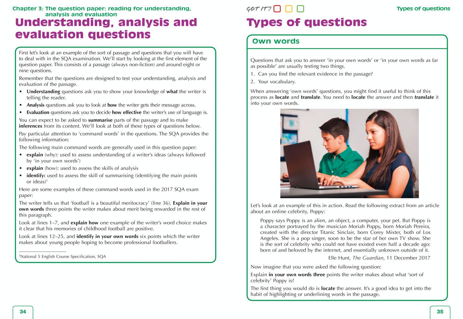 Bild: 9780008435332 | Leckie National 5 English for Sqa 2019 and Beyond - Revision +...