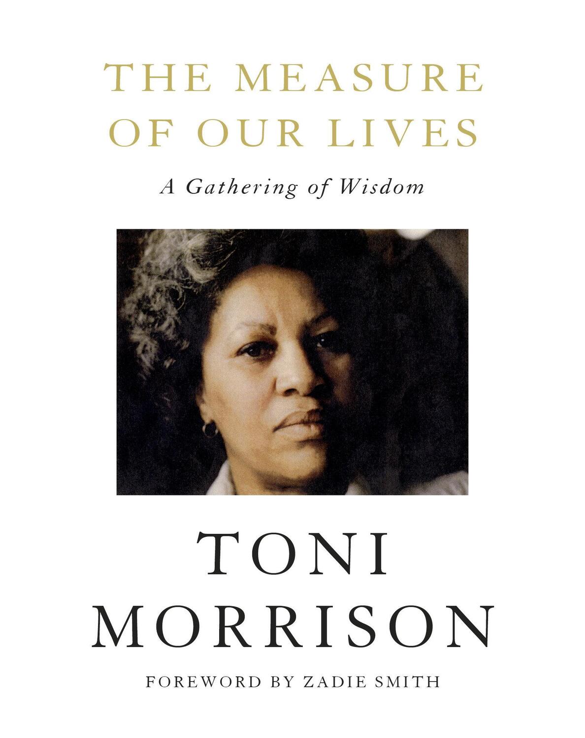 Cover: 9780525659297 | The Measure of Our Lives | A Gathering of Wisdom | Toni Morrison | X