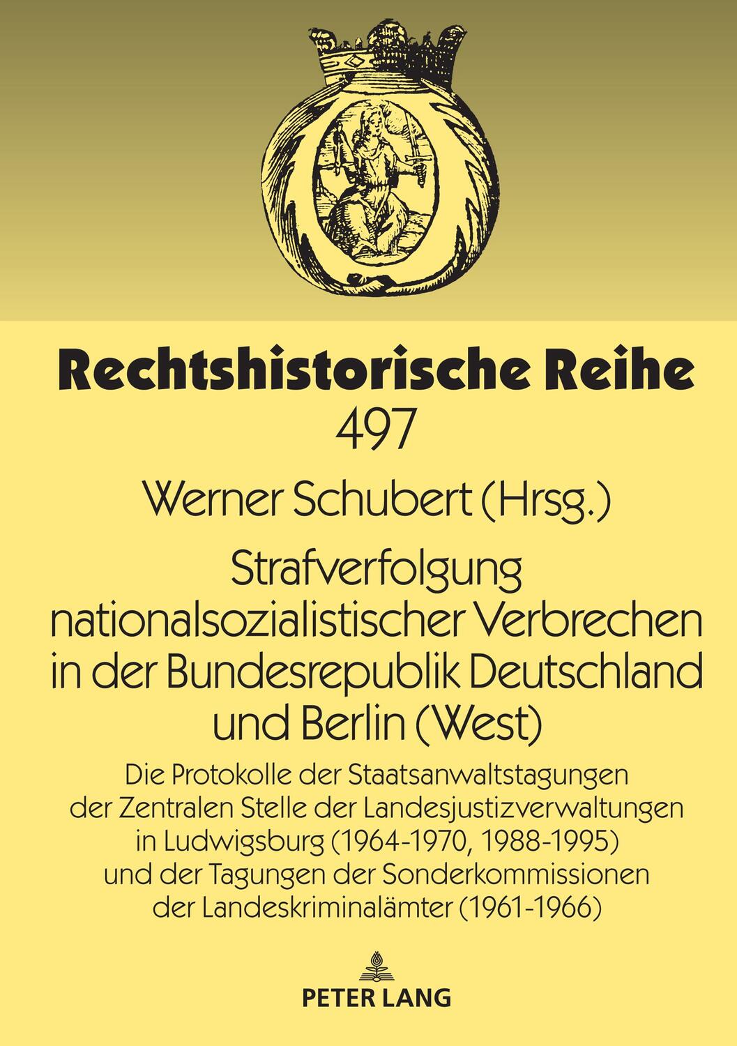Cover: 9783631869499 | Strafverfolgung nationalsozialistischer Verbrechen in der...