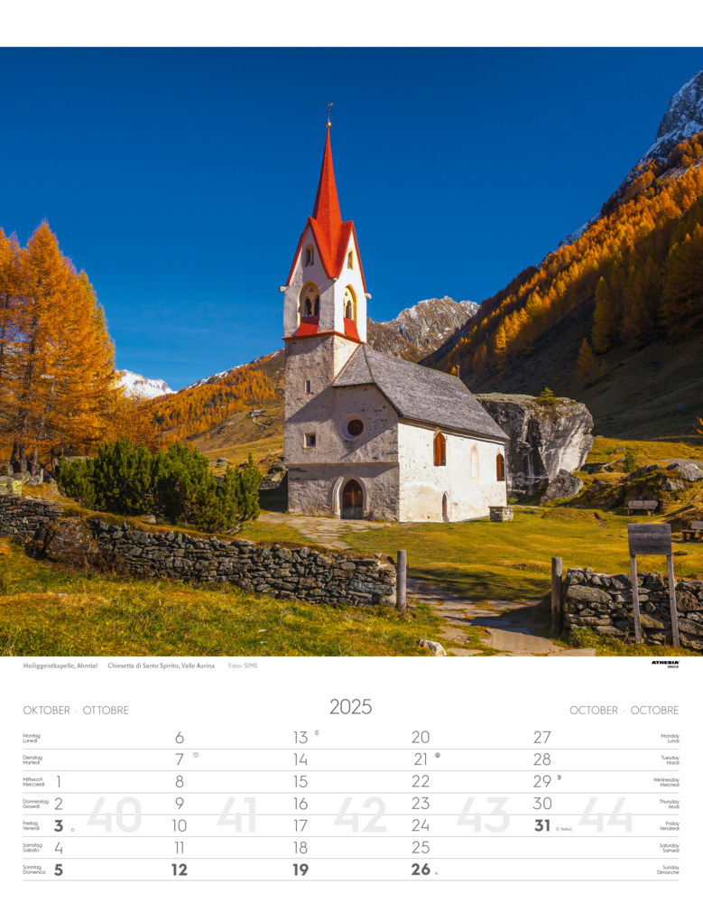 Bild: 9788868397401 | Südtirol Kalender 2025 | Alto Adige - South Tyrol | Verlag | Kalender