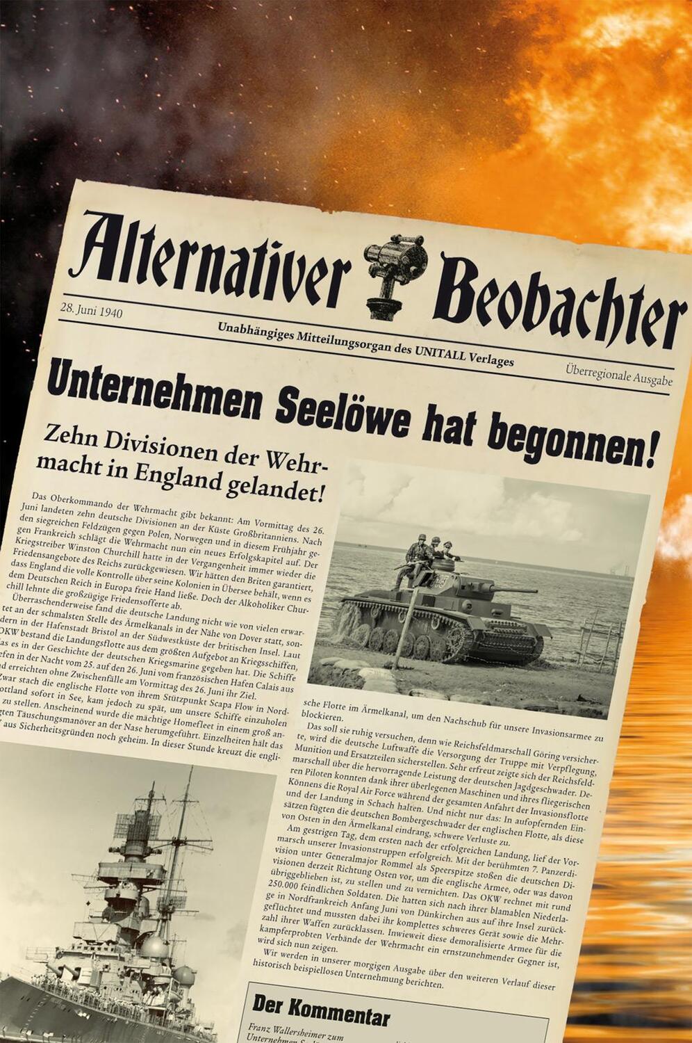 Cover: 9783956341618 | Alternativer Beobachter: Unternehmen Seelöwe hat begonnen! | Schempp