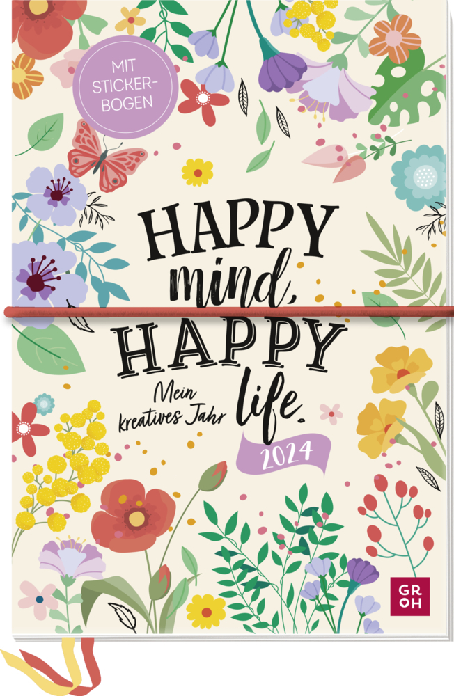 Cover: 4036442010525 | Terminplaner 2024: Happy mind, happy life - Mein kreatives Jahr | 2024