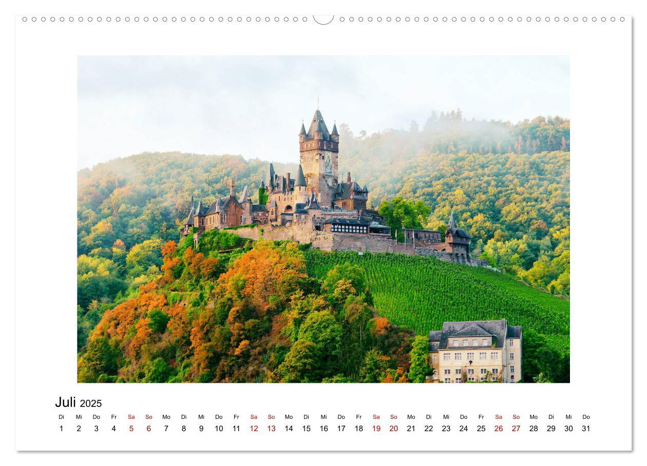 Bild: 9783435282234 | Cochem - an der Mosel (Wandkalender 2025 DIN A2 quer), CALVENDO...