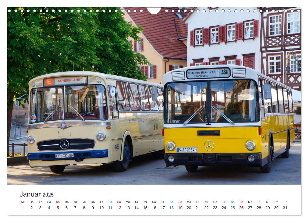 Bild: 9783383829925 | Omnibusse im Fokus (Wandkalender 2025 DIN A3 quer), CALVENDO...