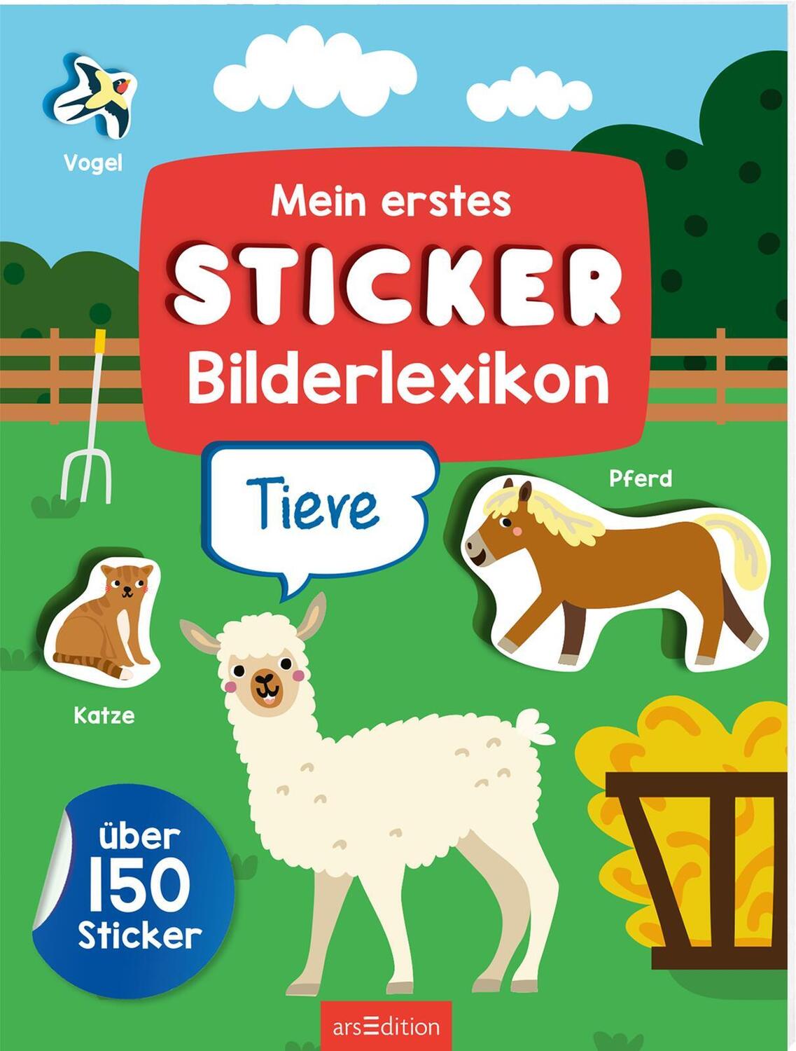 Cover: 9783845851792 | Mein erstes Sticker-Bilderlexikon - Tiere | Über 150 Sticker | Buch