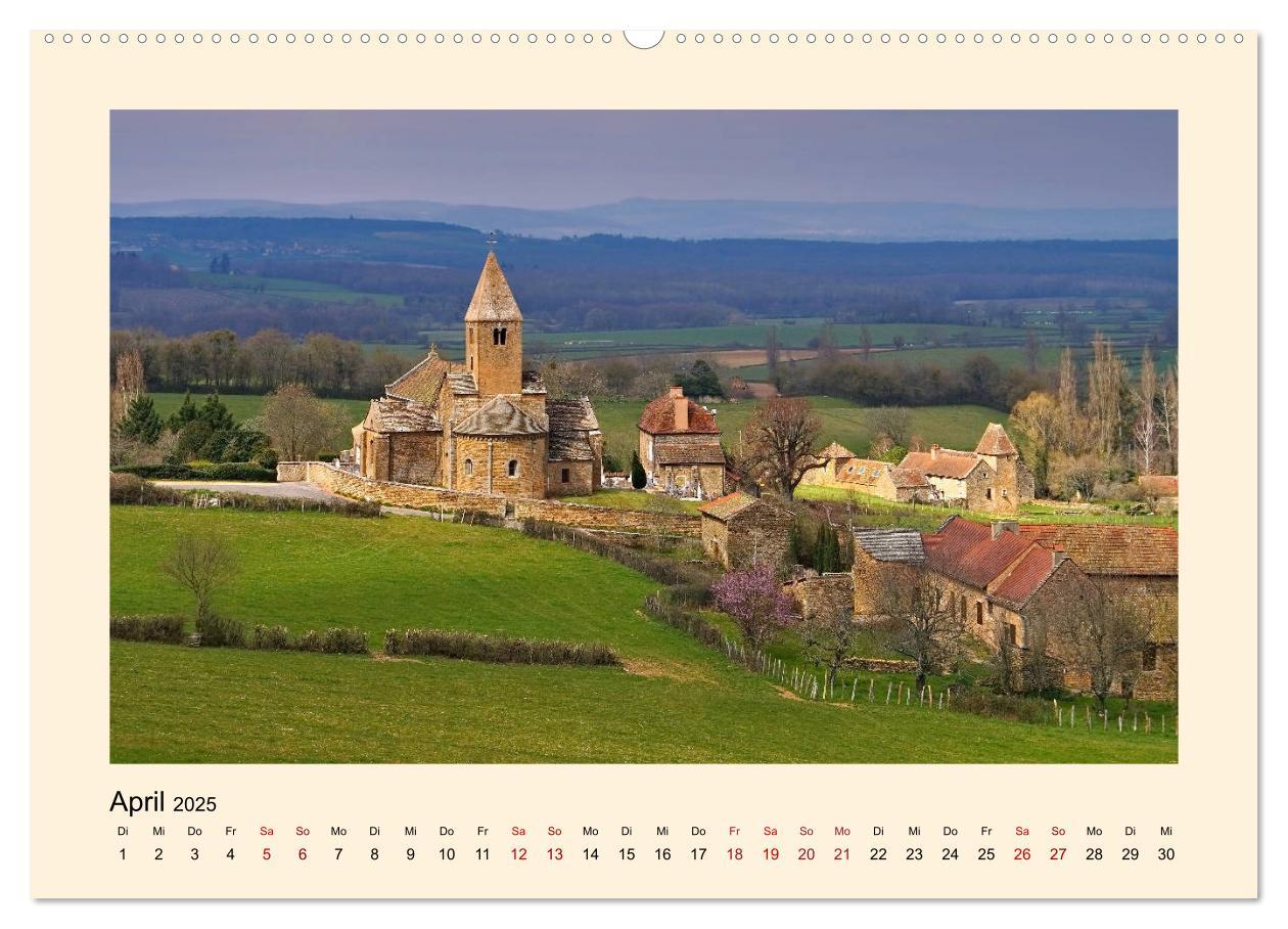 Bild: 9783435393503 | Burgund - Das grüne Herz Frankreichs (Wandkalender 2025 DIN A2...