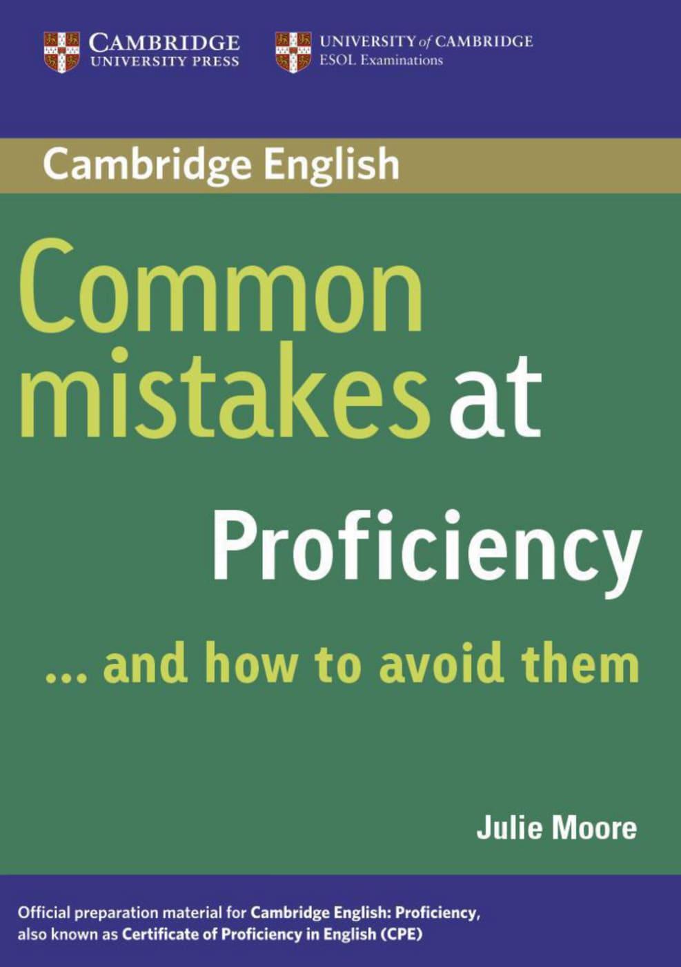 Cover: 9783125341494 | Common Mistakes at Proficiency. Book | ... and how to avoid them