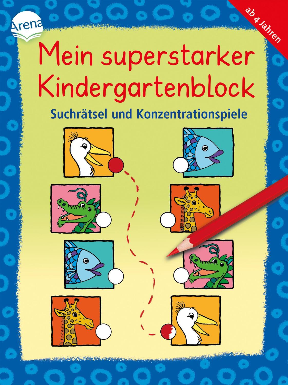 Cover: 9783401717449 | Mein superstarker Kindergartenblock. Suchrätsel und...