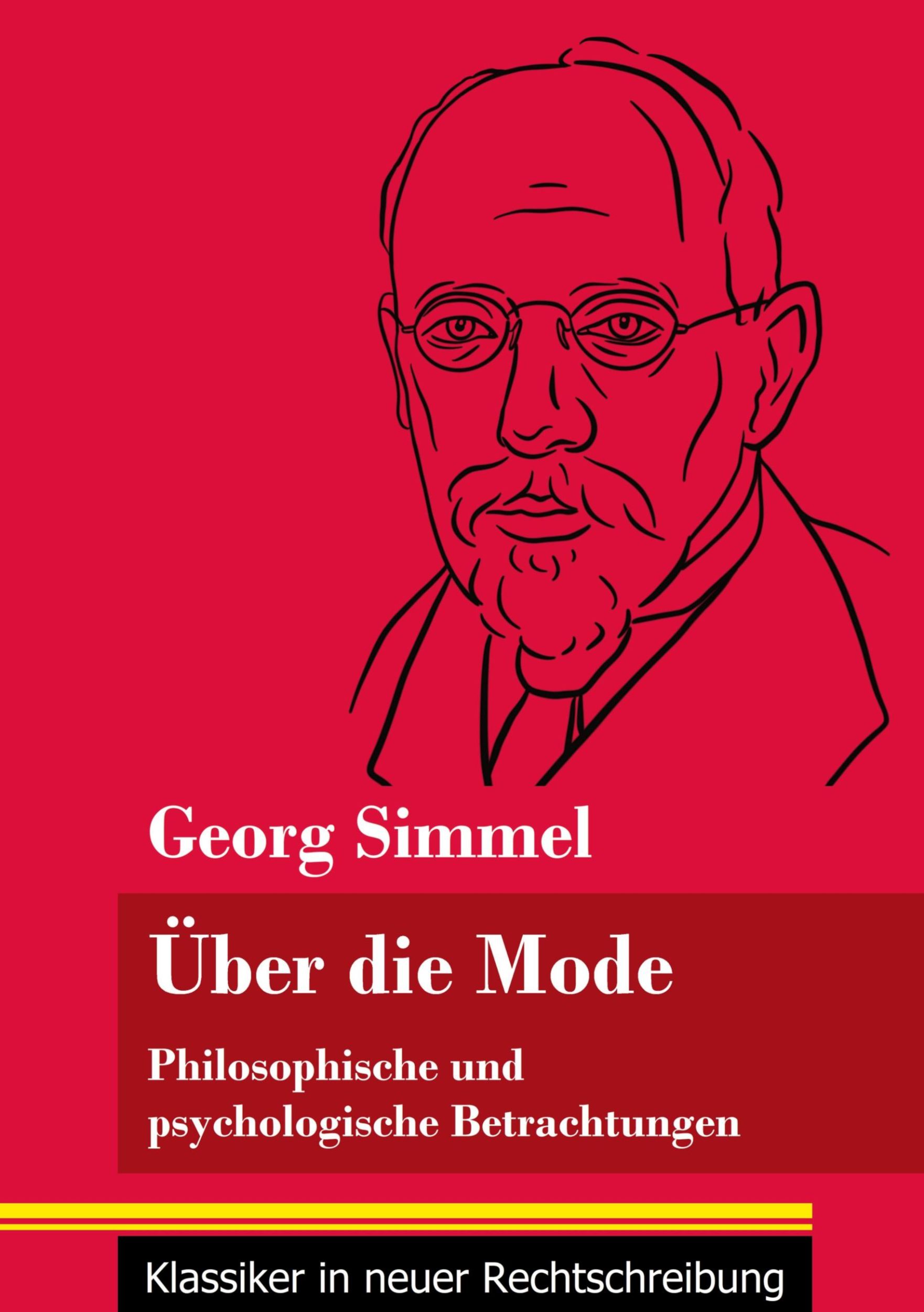 Cover: 9783847850915 | Über die Mode | Georg Simmel | Taschenbuch | 52 S. | Deutsch | 2021