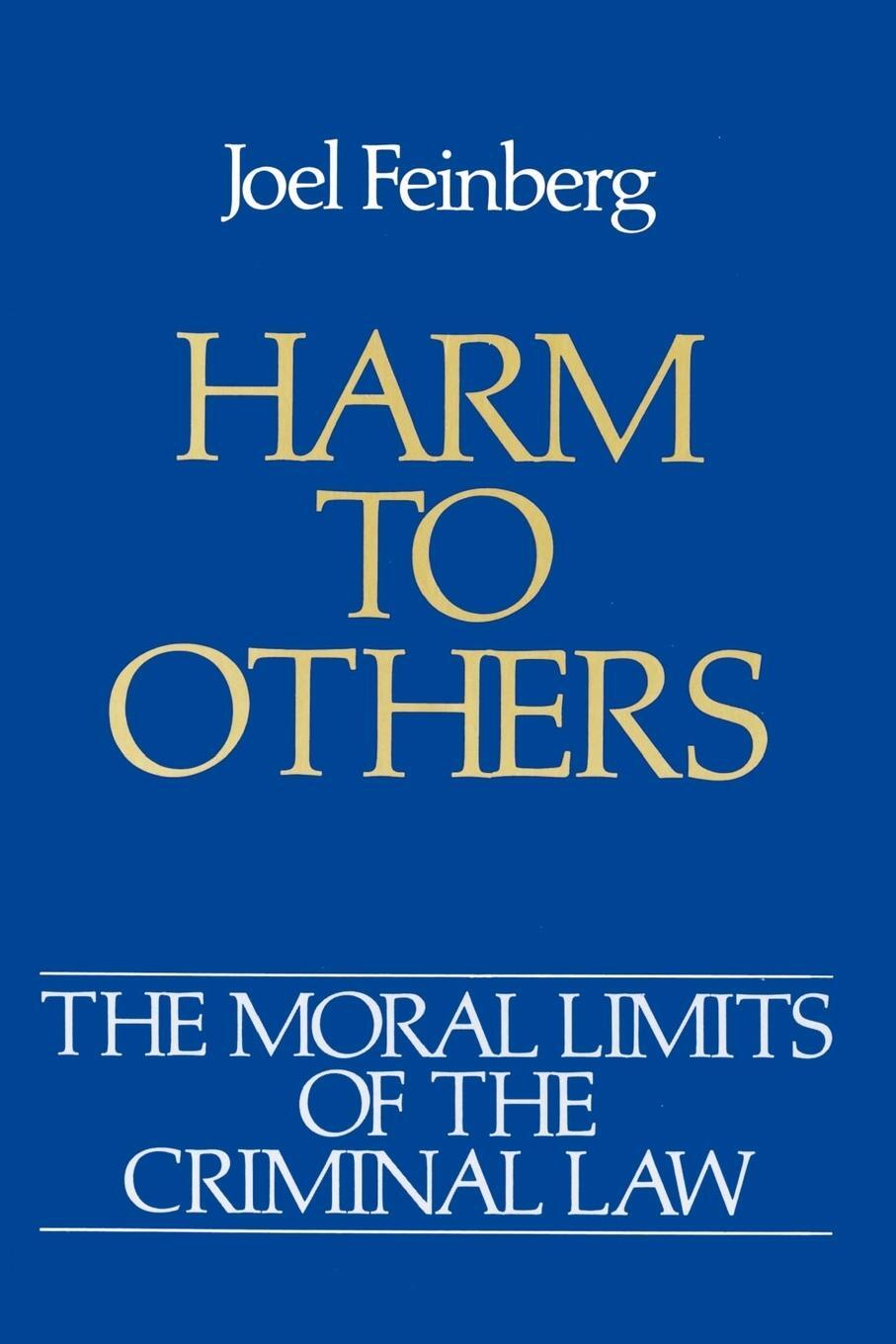 Cover: 9780195046649 | Harm to Others | Joel Feinberg | Taschenbuch | Paperback | Englisch