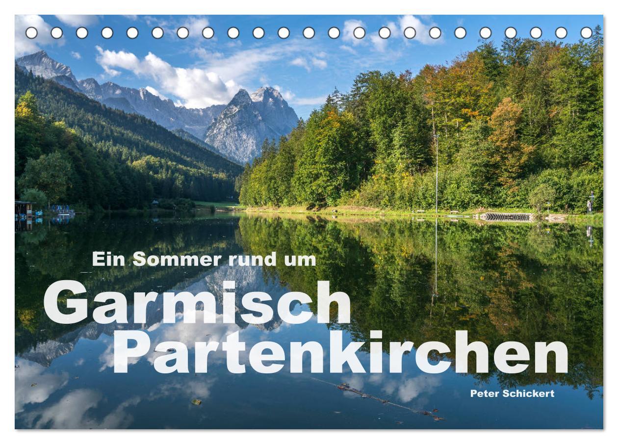 Cover: 9783435201174 | Ein Sommer rund um Garmisch-Partenkirchen (Tischkalender 2025 DIN...