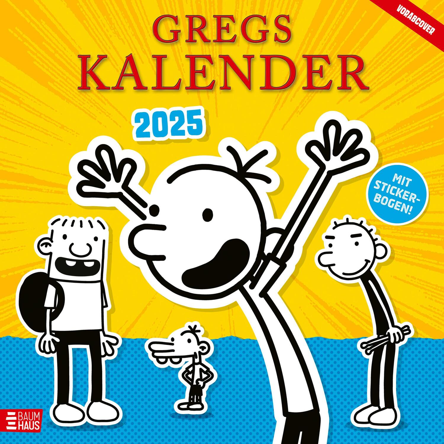 Cover: 9783833908934 | Gregs Kalender 2025 | Jeff Kinney | Kalender | Gregs Tagebuch | 24 S.