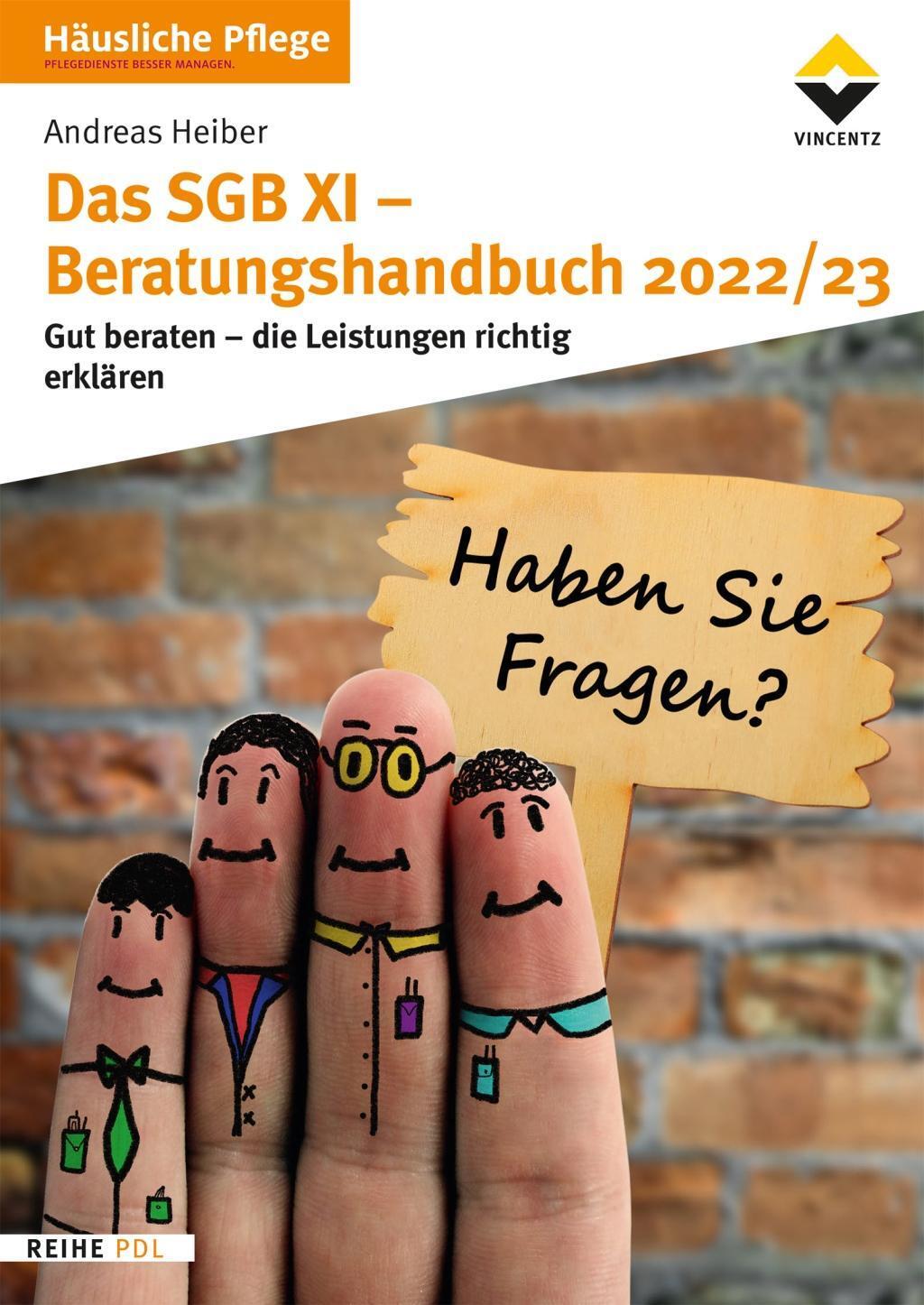 Cover: 9783748605683 | Das SGB XI Beratungshandbuch 2022/23 | Andreas Heiber | Taschenbuch