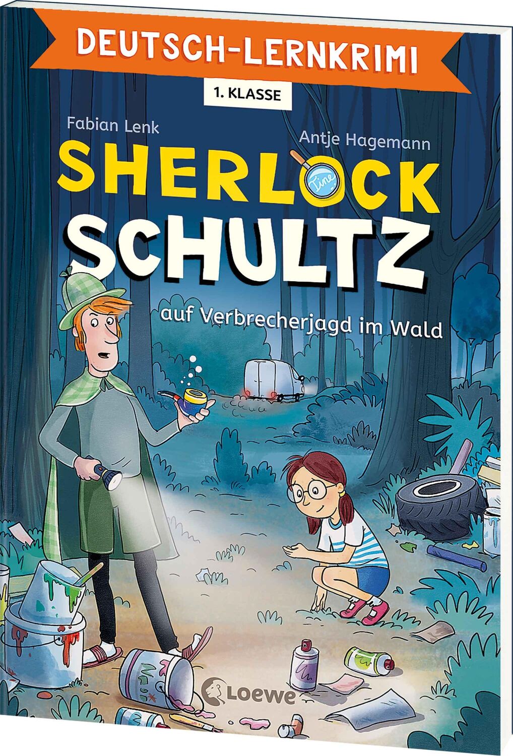 Cover: 9783743217058 | Deutsch-Lernkrimi - Sherlock Schultz auf Verbrecherjagd im Wald | Lenk