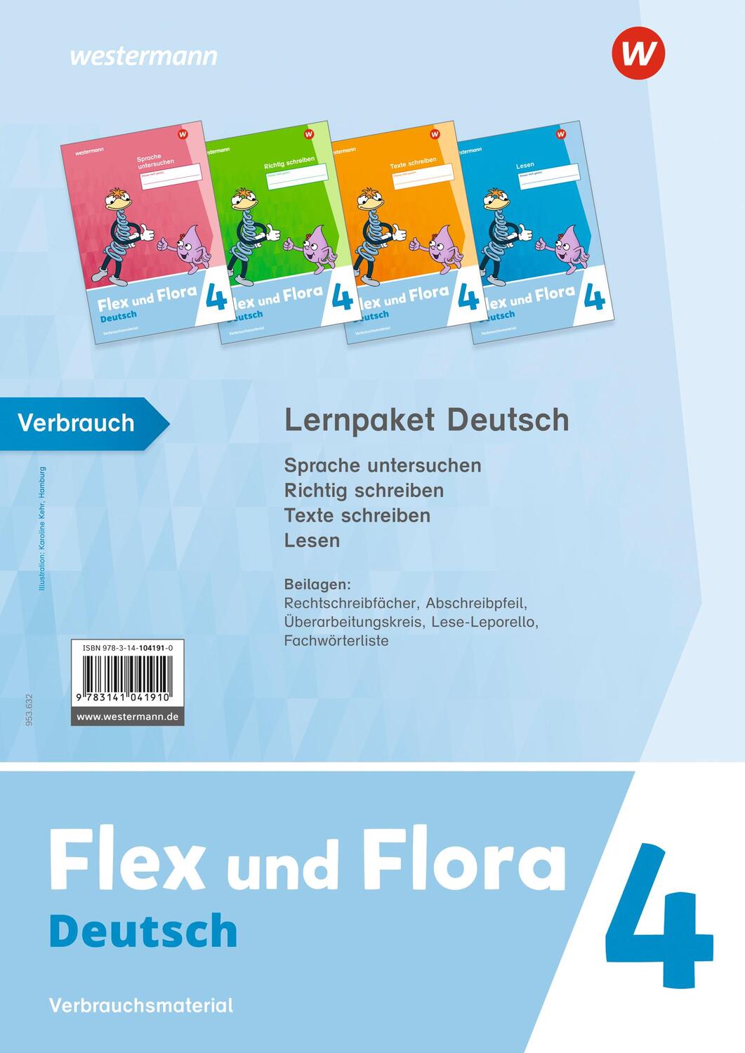 Cover: 9783141041910 | Flex und Flora 4. Themenhefte Kompetenzhefte 4 Paket....