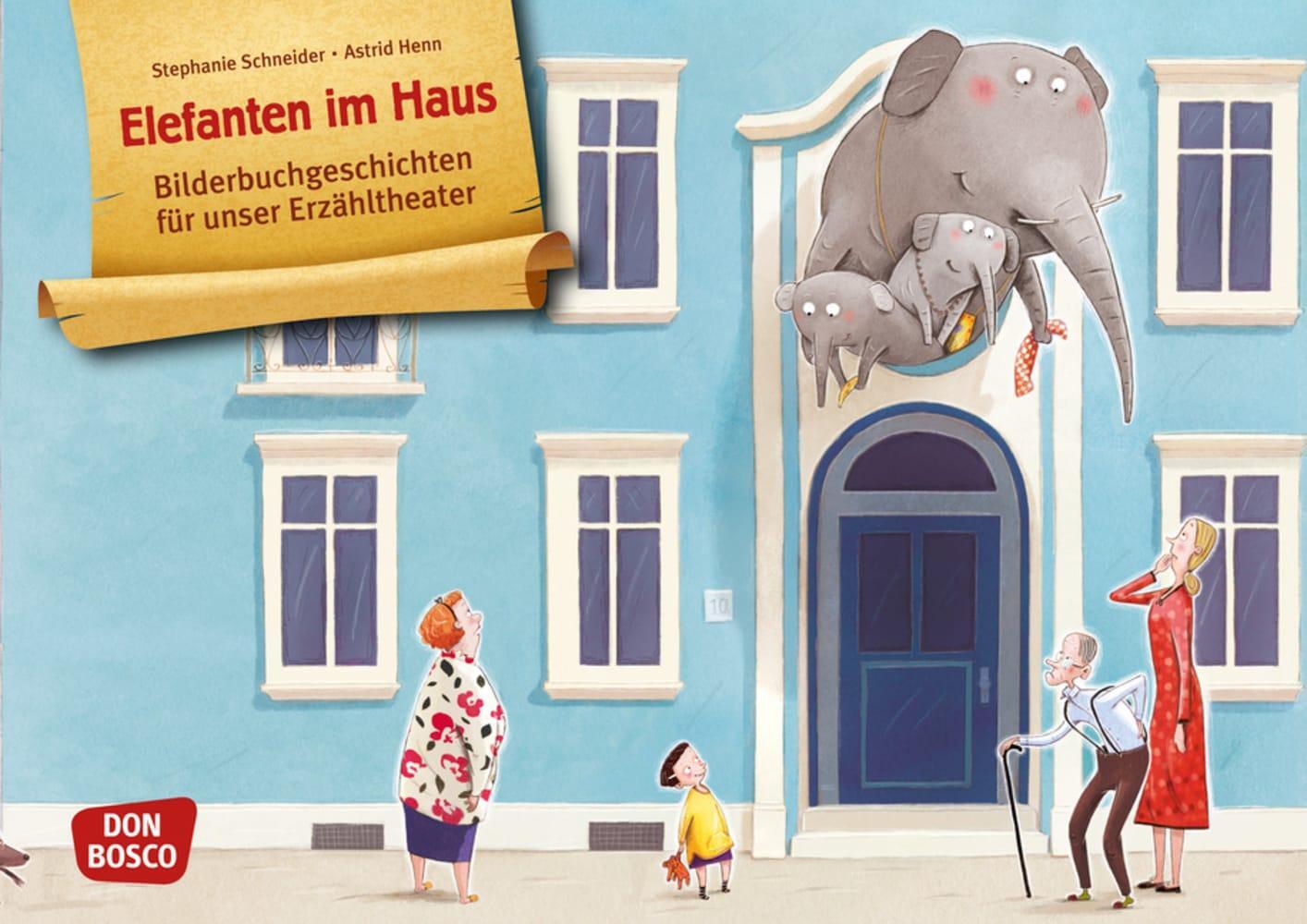 Cover: 4260179514159 | Elefanten im Haus. Kamishibai Bildkartenset. | Stephanie Schneider