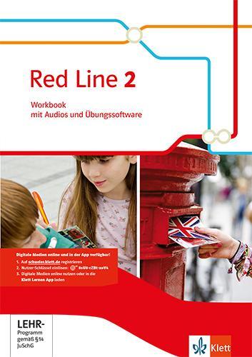 Cover: 9783125477827 | Red Line 2. Workbook mit Audios und Übungssoftware Klasse 6 | Bundle