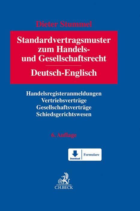 Cover: 9783406749933 | Standardvertragsmuster zum Handels- und Gesellschaftsrecht | Stummel