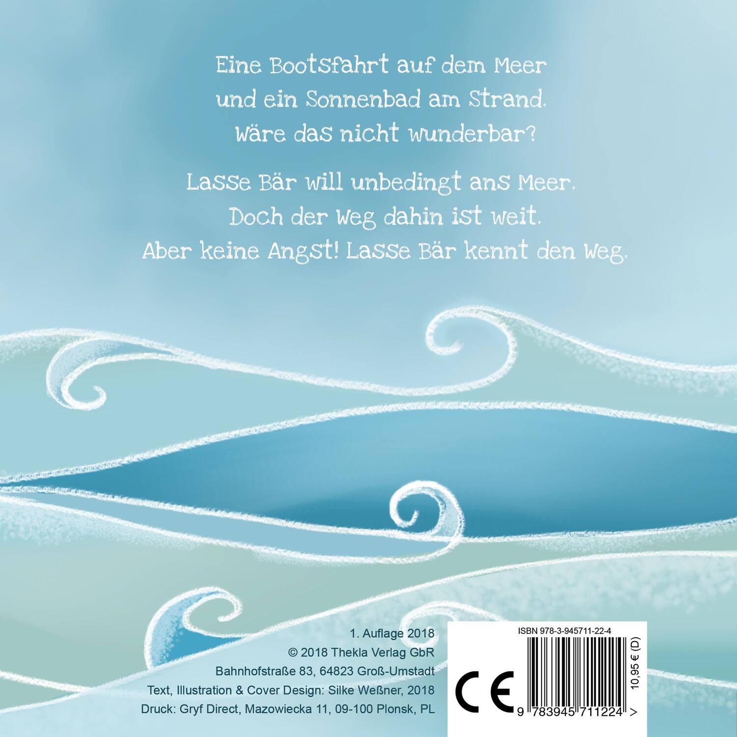 Rückseite: 9783945711224 | Lasse Bär will ans Meer | Ein Mitmachbuch mit fühlbaren Fingerspuren