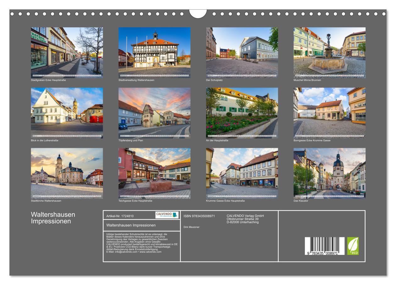 Bild: 9783435008971 | Waltershausen Impressionen (Wandkalender 2025 DIN A3 quer),...