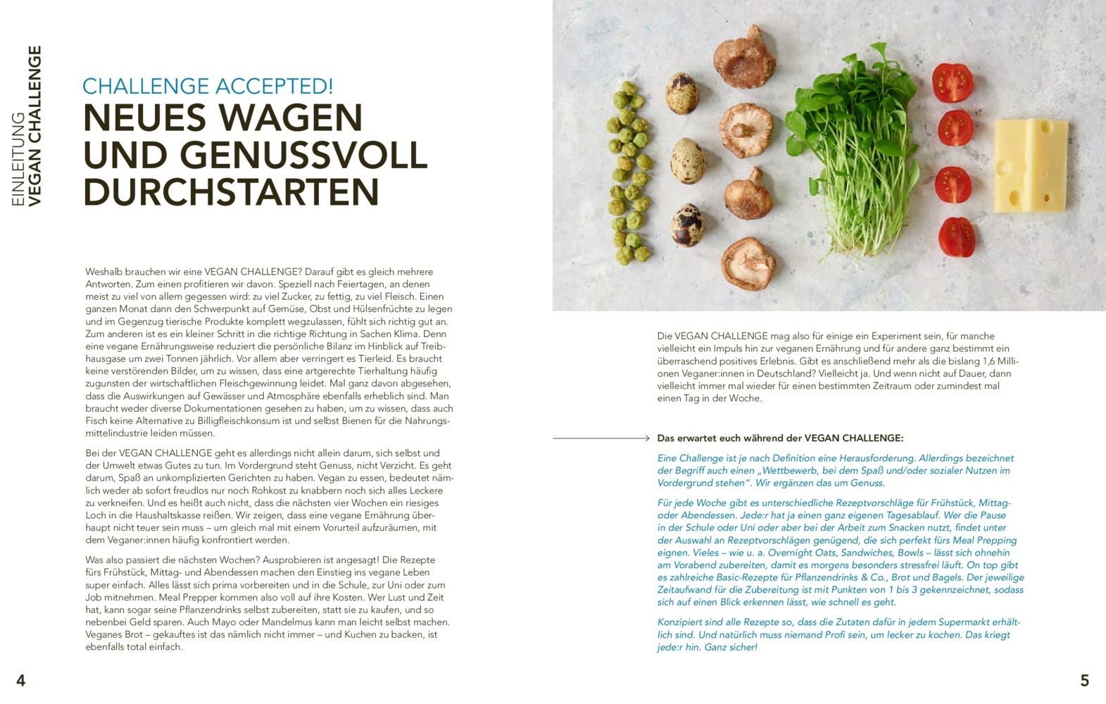 Bild: 9783960331520 | Vegan-Challenge | Dein 4 Wochen Programm | Ralf Frenzel | Buch | 2022