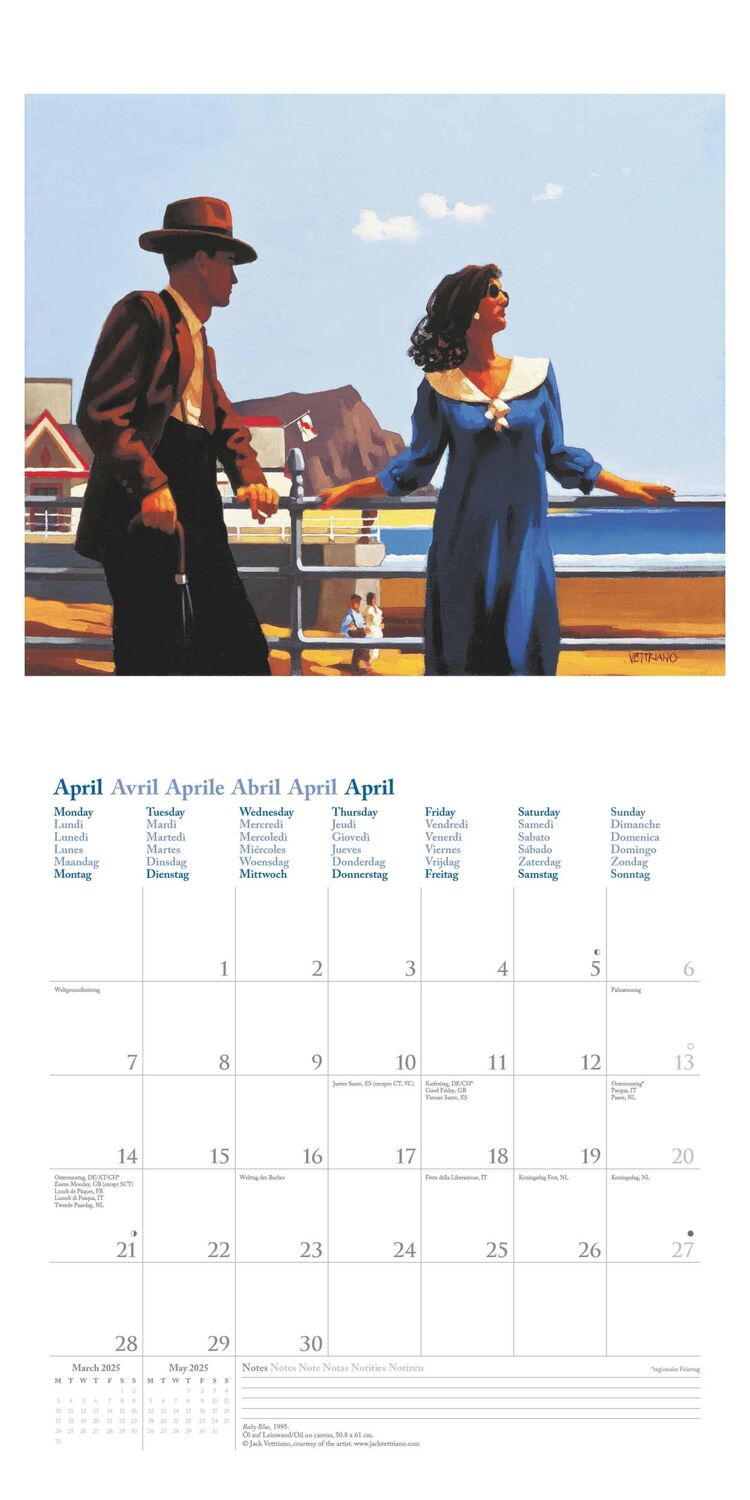 Bild: 4002725994066 | Jack Vettriano 2025 - Wand-Kalender - Broschüren-Kalender - 30x30 -...