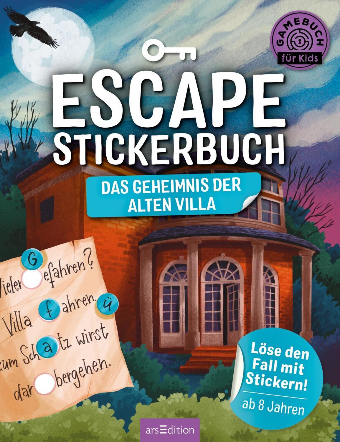 Bild: 9783845844886 | Escape-Stickerbuch - Das Geheimnis der alten Villa | Philip Kiefer