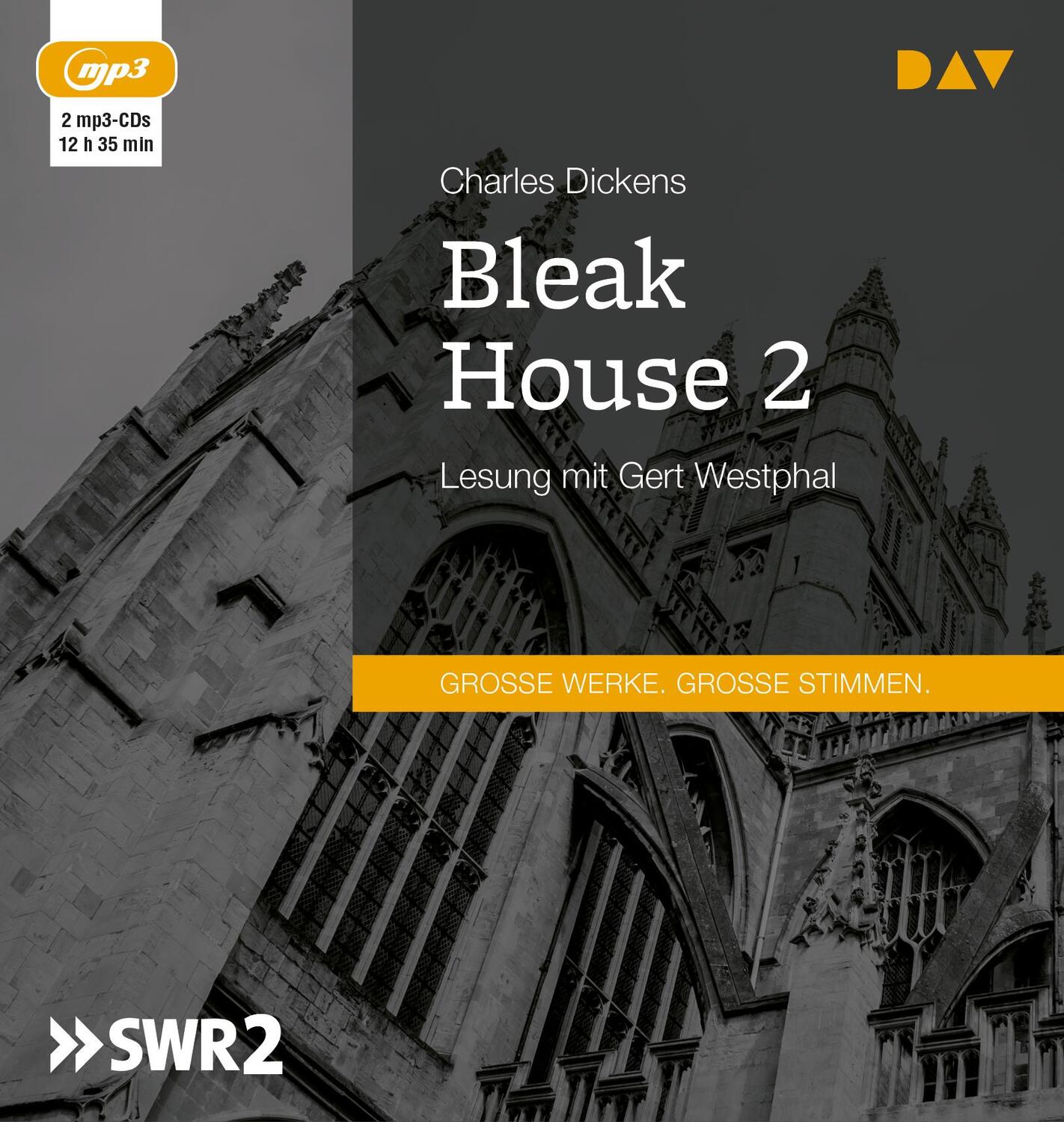 Cover: 9783742406828 | Bleak House 2 | Lesung mit Gert Westphal (2 mp3-CDs) | Charles Dickens