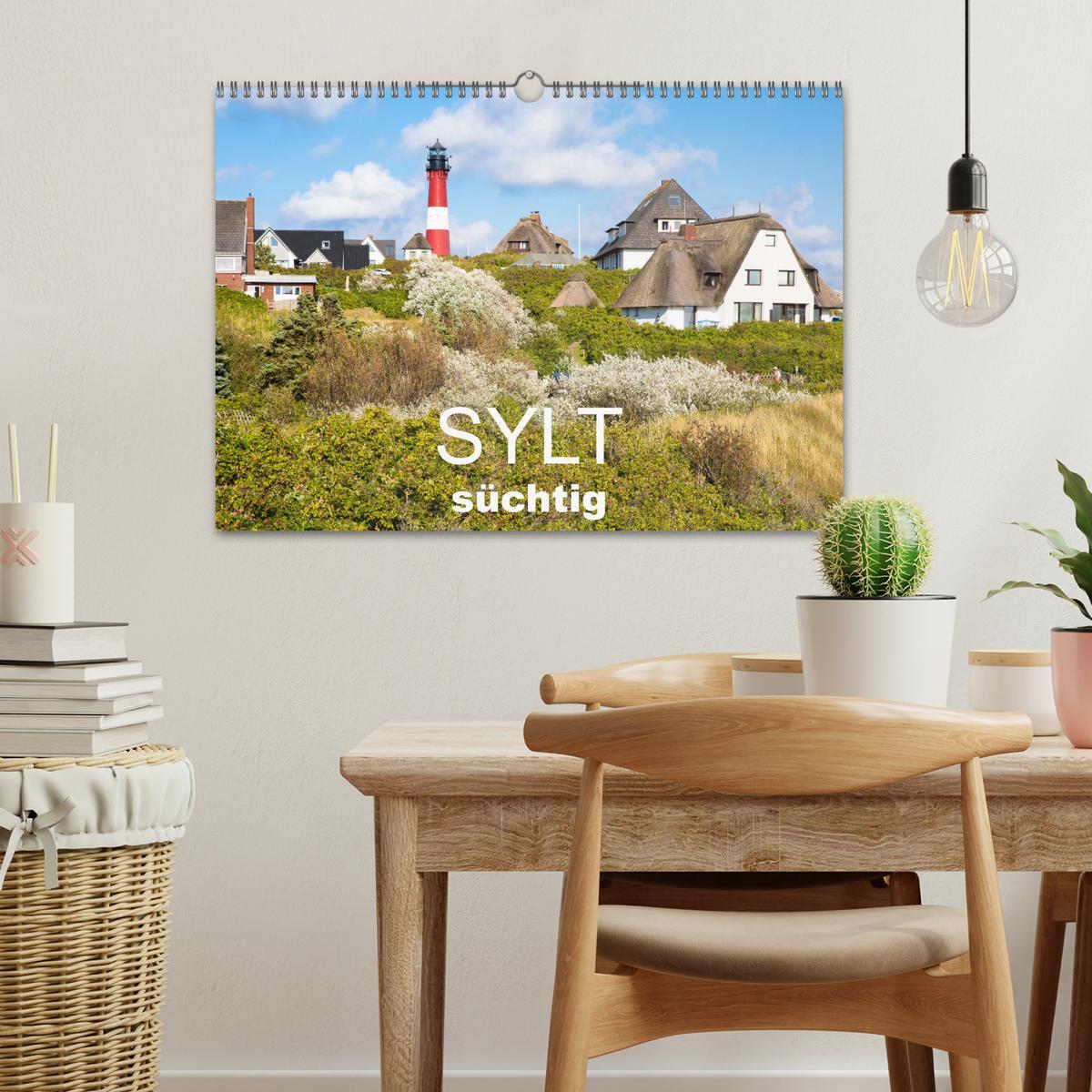 Bild: 9783457214107 | Sylt süchtig (Wandkalender 2025 DIN A3 quer), CALVENDO Monatskalender