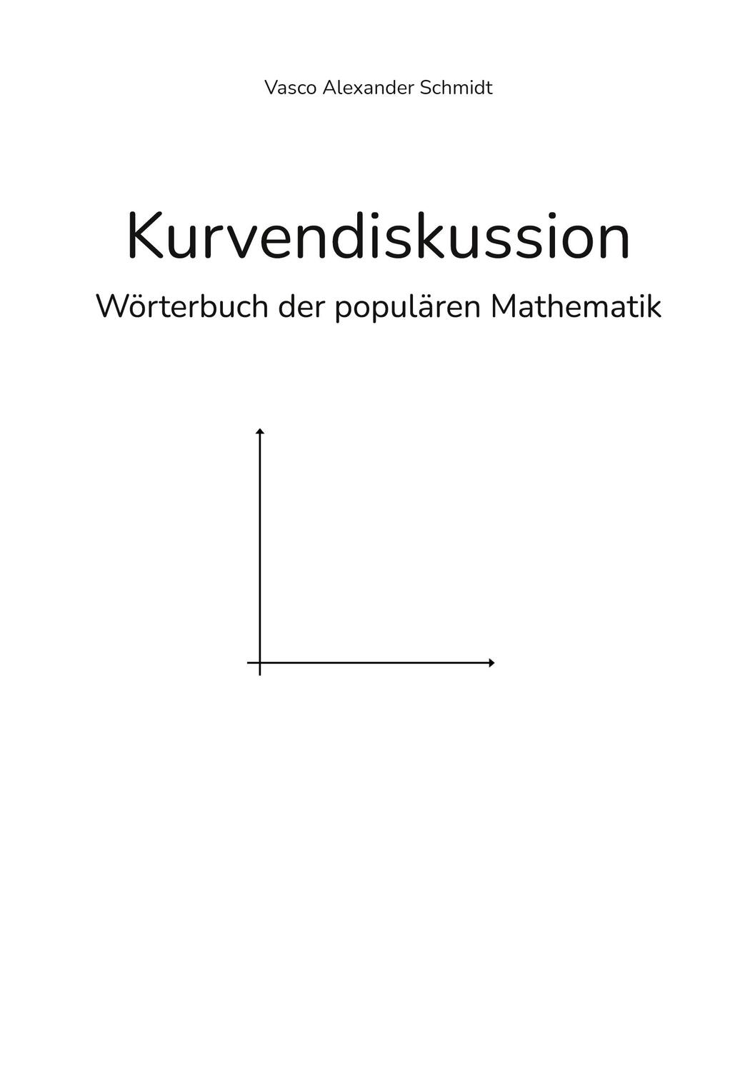 Cover: 9783756236541 | Kurvendiskussion | Wörterbuch der populären Mathematik | Schmidt