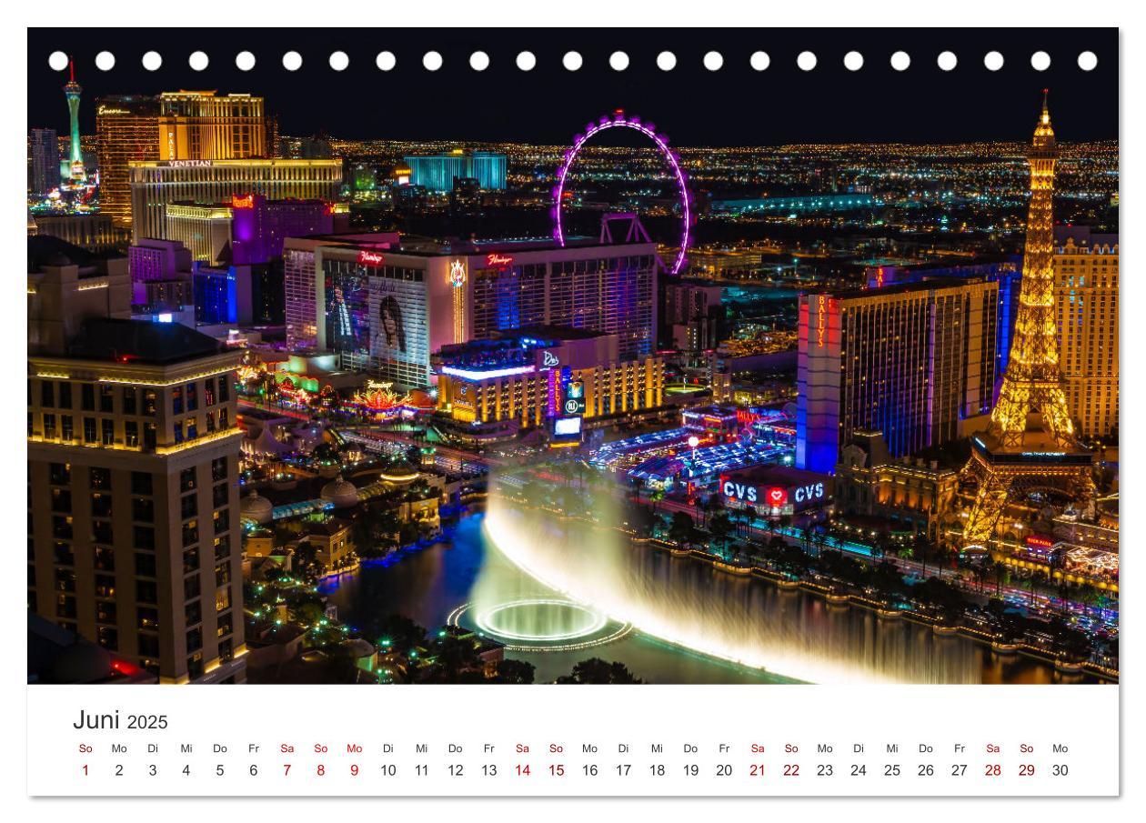 Bild: 9783435007301 | Las Vegas - Spiel, Spaß und Glück (Tischkalender 2025 DIN A5 quer),...