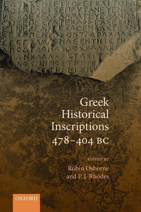 Cover: 9780198854456 | Greek Historical Inscriptions 478-404 BC | Robin Osborne (u. a.)