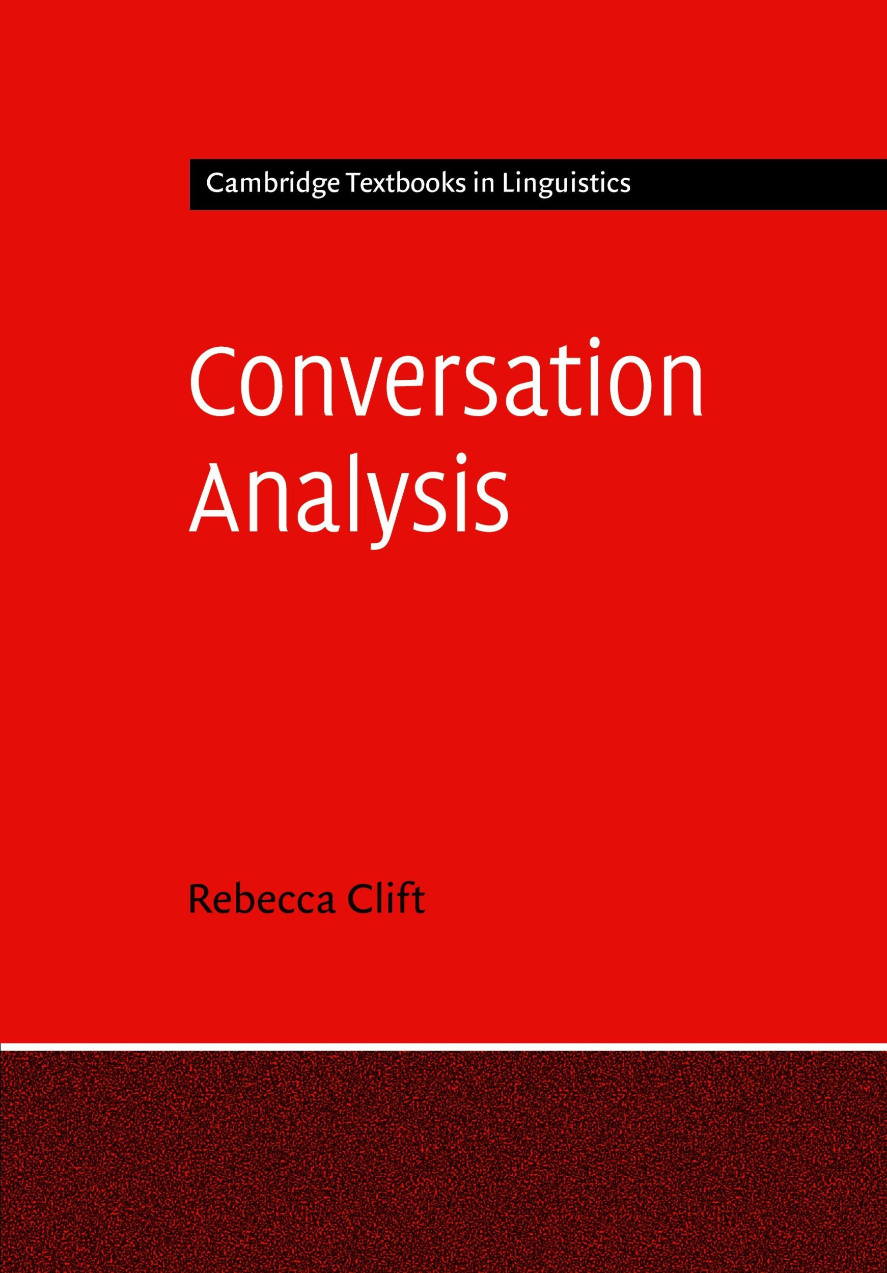 Cover: 9780521157193 | Conversation Analysis | Rebecca Clift | Taschenbuch | Englisch | 2019