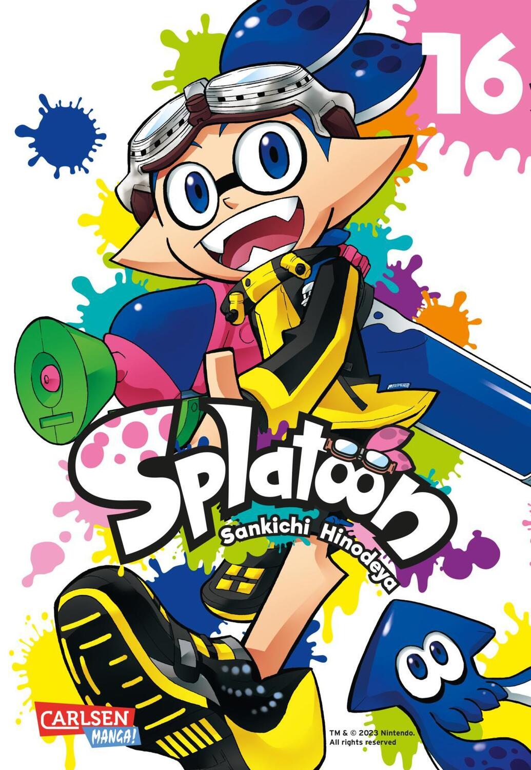 Cover: 9783551794468 | Splatoon 16 | Das Nintendo-Game als Manga! Ideal für Kinder und Gamer!
