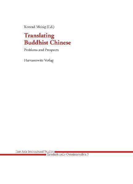 Cover: 9783447062671 | Translating Buddhist Chinese | Problems and Prospects. DE | Meisig