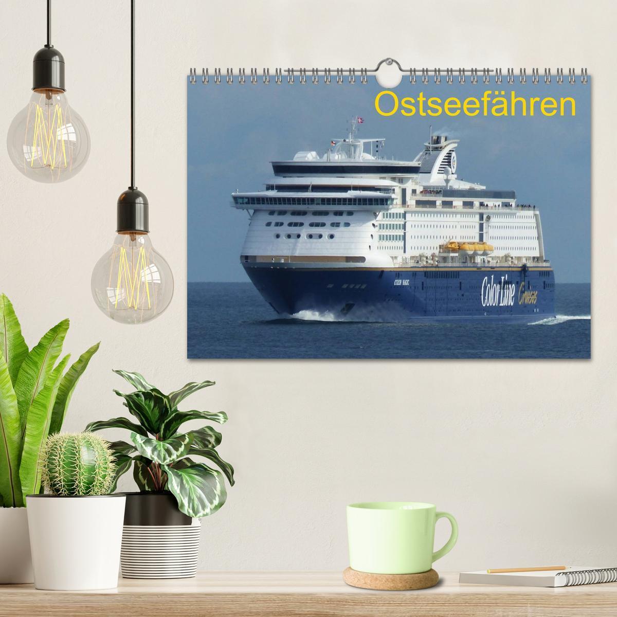 Bild: 9783435579365 | Ostseefähren (Wandkalender 2025 DIN A4 quer), CALVENDO Monatskalender