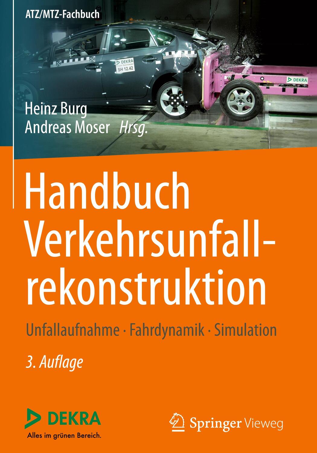 Cover: 9783658161422 | Handbuch Verkehrsunfallrekonstruktion | Andreas Moser (u. a.) | Buch