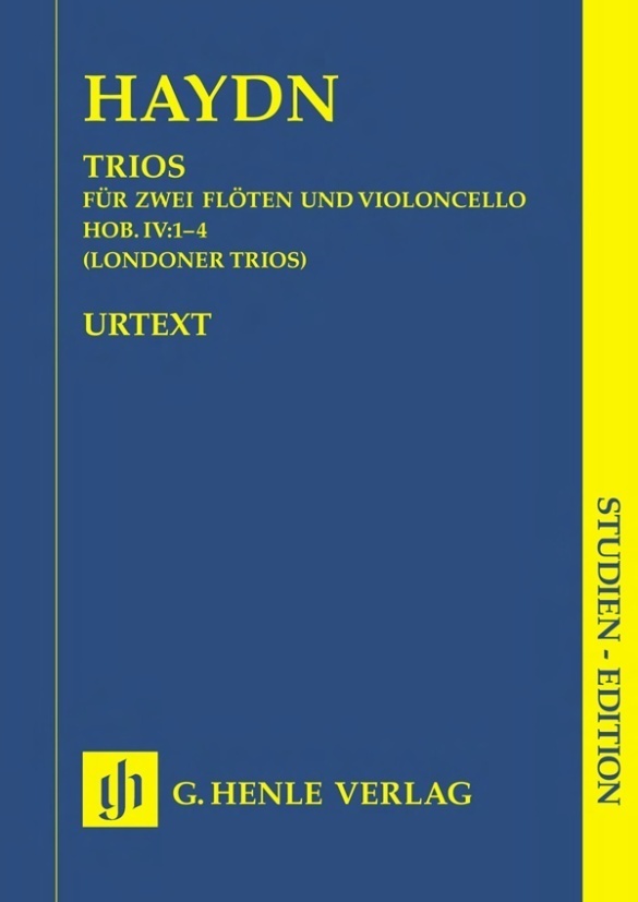 Cover: 9790201894546 | Haydn, Joseph - Trios Hob. IV:1-4 für zwei Flöten und Violoncello...