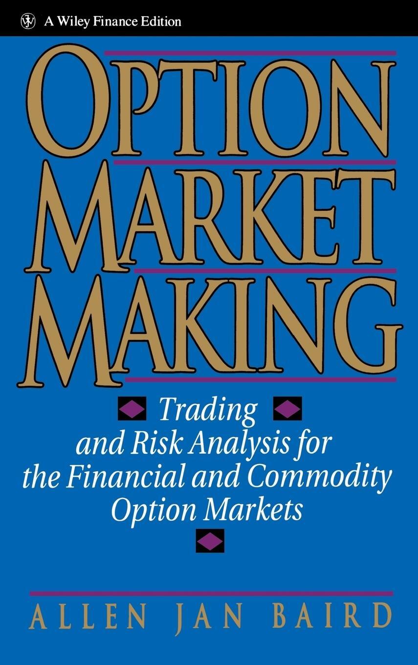 Cover: 9780471578321 | Option Market Making | Allen Jan Baird | Buch | Englisch | 1992