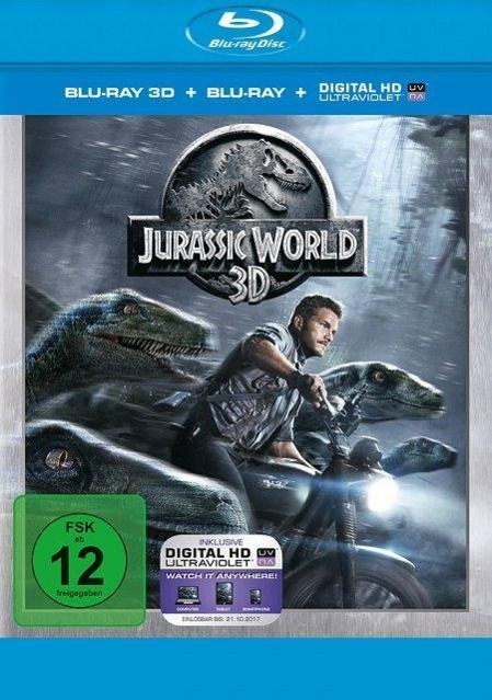 Cover: 5053083051501 | Jurassic World 3D | Blu-ray 3D + 2D | Michael Crichton (u. a.) | 2015