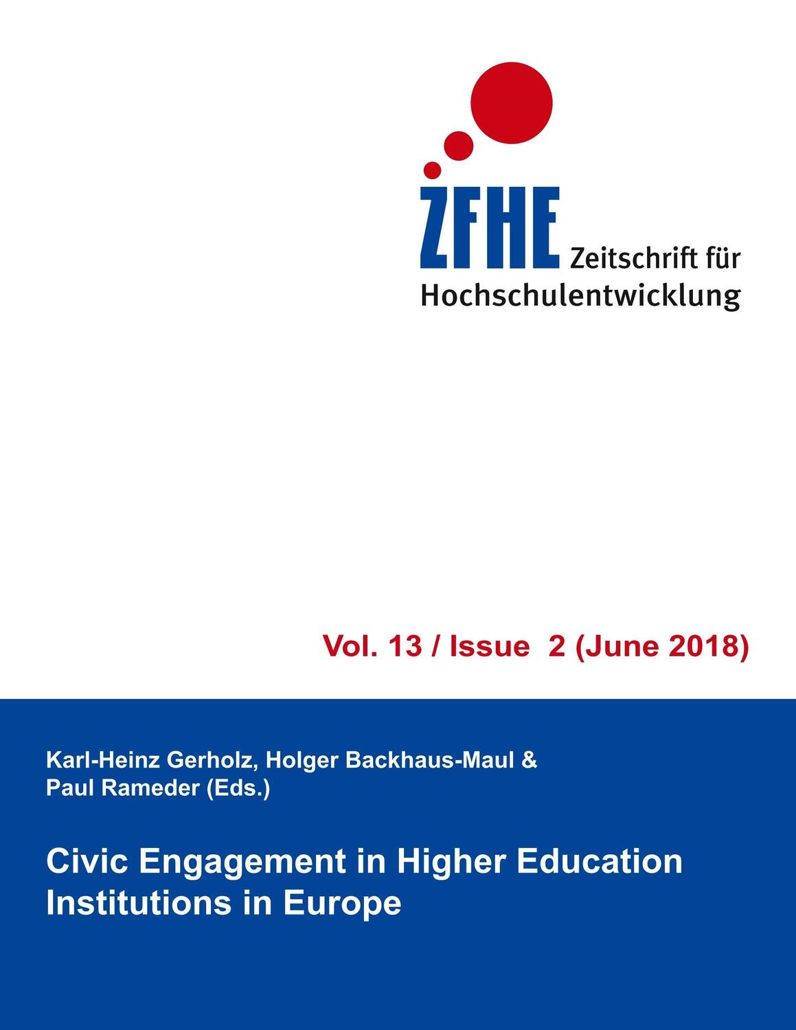 Cover: 9783752806281 | Civic Engagement in Higher Education Institutions in Europe | Gerholz