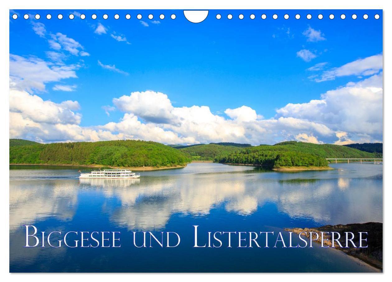 Cover: 9783383488030 | Biggesee und Listertalsperre (Wandkalender 2024 DIN A4 quer),...