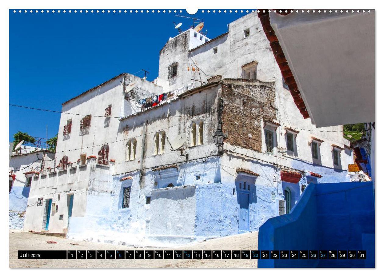 Bild: 9783435618439 | Chefchaouen - Sinfonie in Blau und Weiß (Wandkalender 2025 DIN A2...