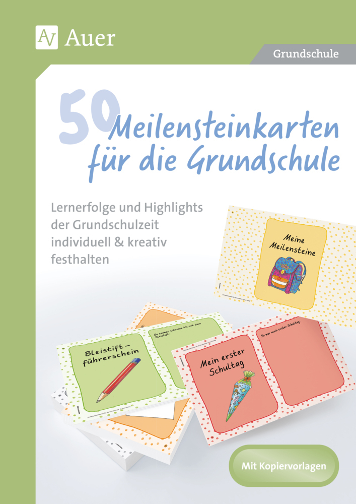 Cover: 9783403084129 | 50 Meilensteinkarten für die Grundschule | Broschüre | 56 S. | Deutsch