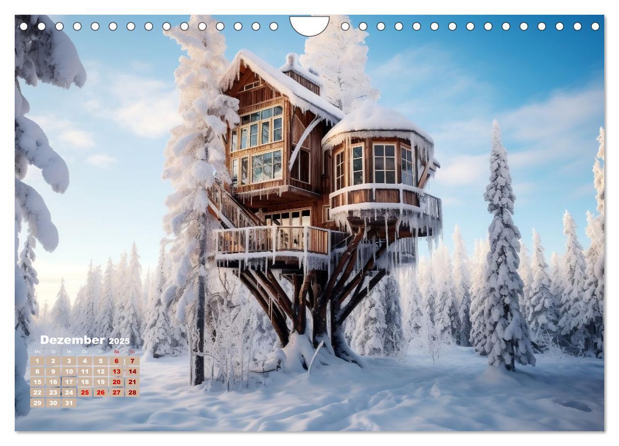 Bild: 9783383832475 | Baumhäuser - Traumhafte Luftschlösser (Wandkalender 2025 DIN A4...