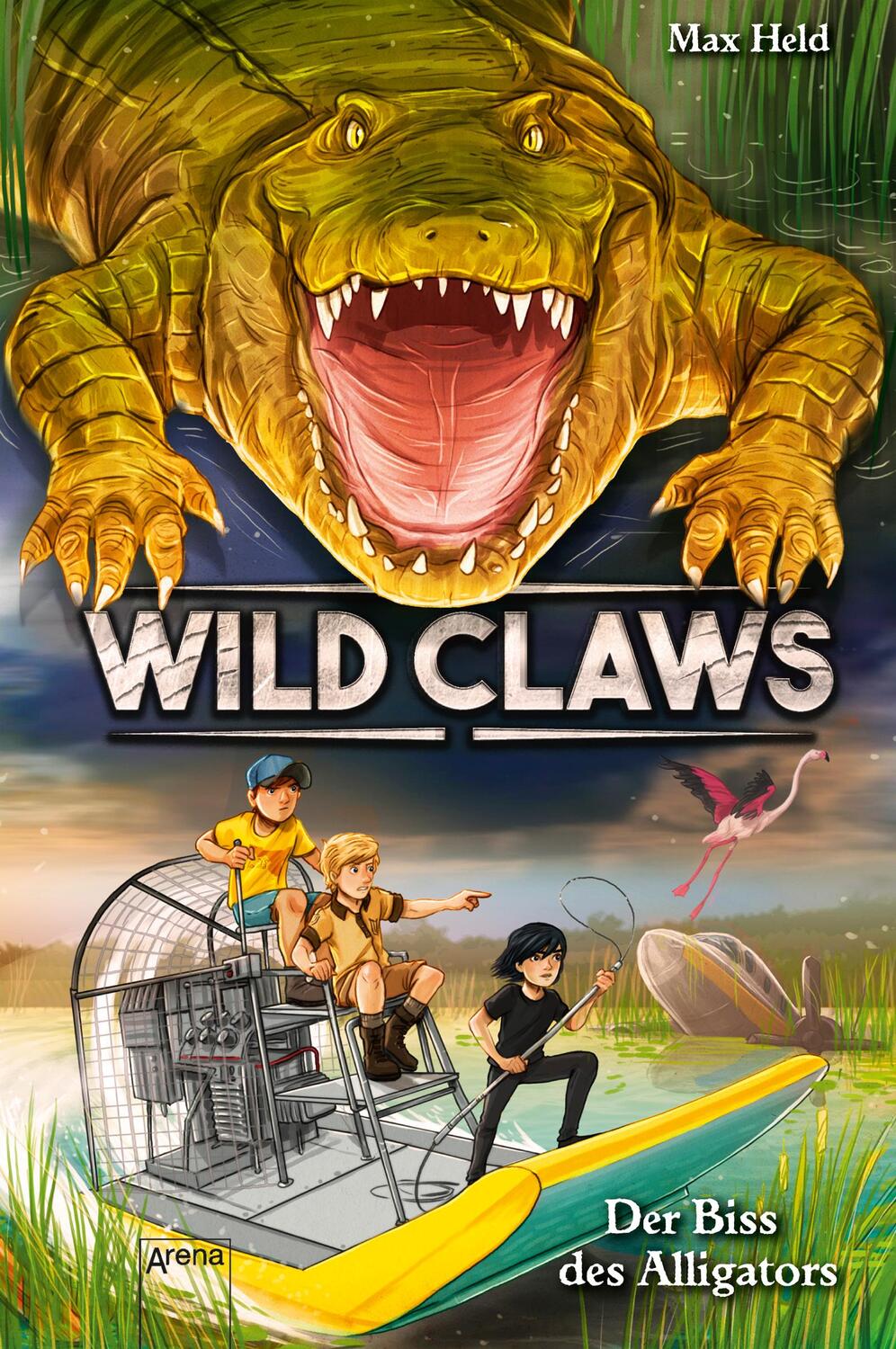 Cover: 9783401604541 | Wild Claws (2). Der Biss des Alligators | Max Held | Buch | Wild Claws