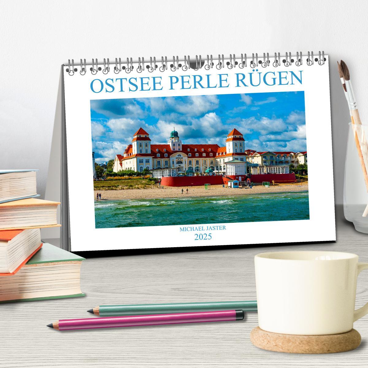 Bild: 9783435195145 | OSTSEE PERLE RÜGEN Michael Jaster (Tischkalender 2025 DIN A5 quer),...